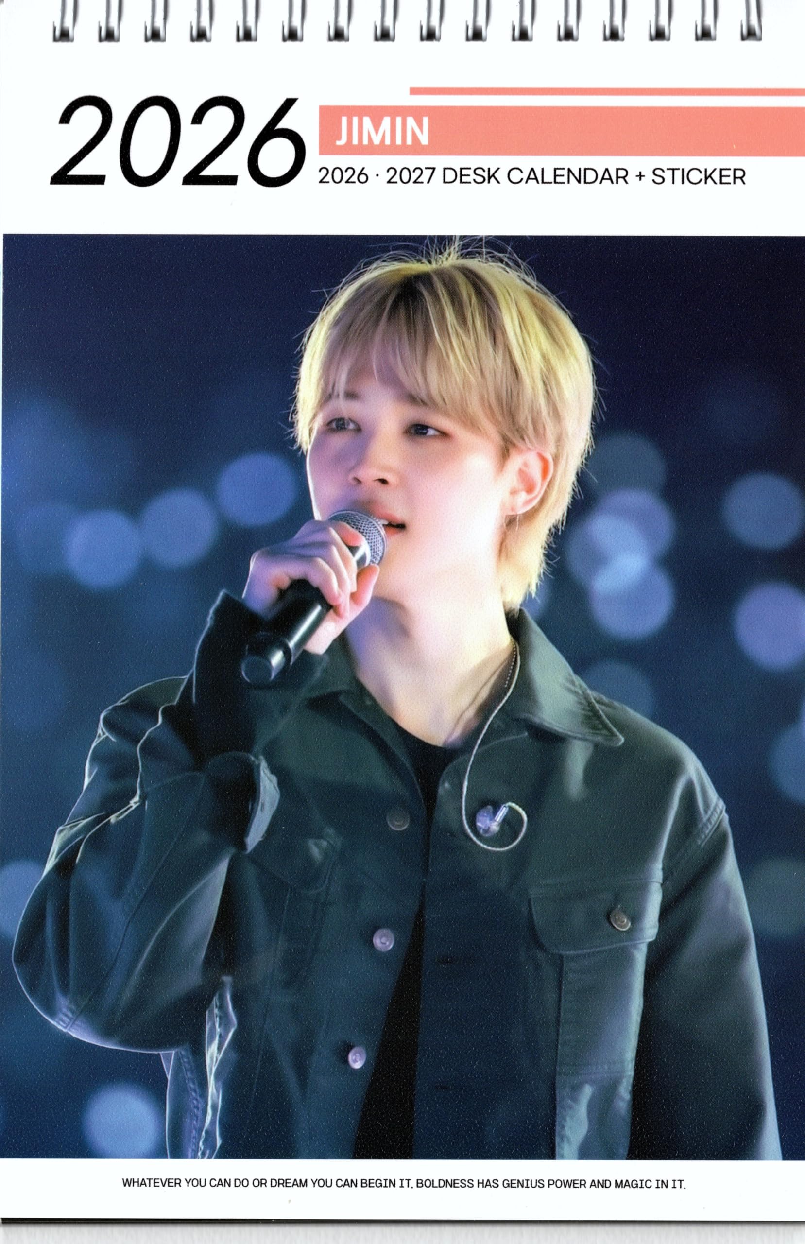 Amazon.co.jp: ジミン 卓上 カレンダー (写真集 カレンダー) 2026~2027